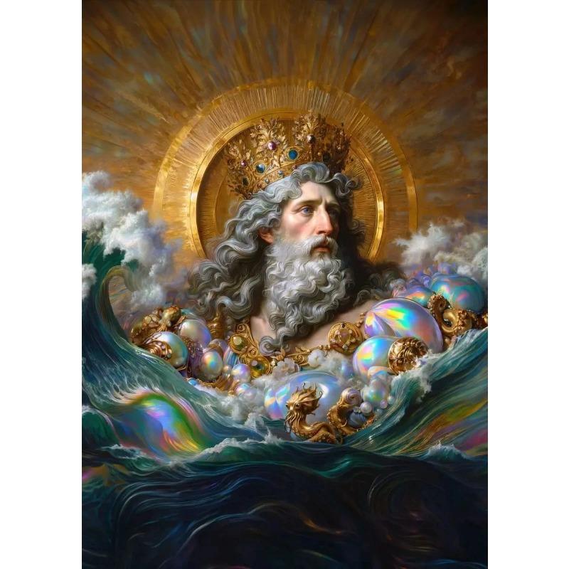 Retro Renaissance Artwork Greek Mythology Inspired Poster Prints Canvas Printing Wall Picture for Living Room Home Decor Gifts