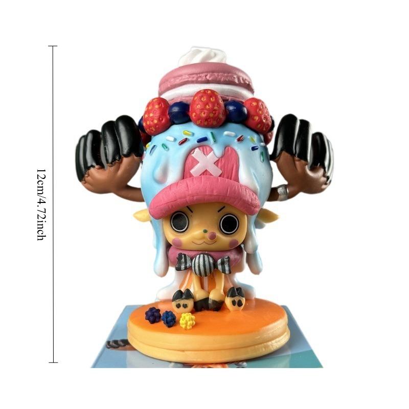 12Cm Anime One Piece Statue Tony Tony Chopper Action Figures Collection Decoration Pvc Model Ornament Gifts Car Mounted Toys