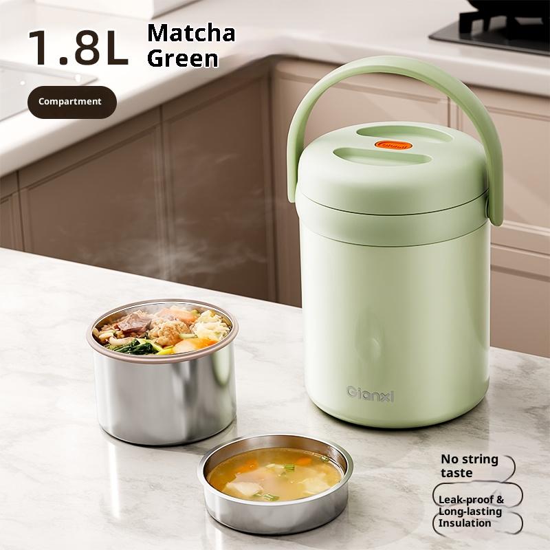 Gianxi Insulated Lunch Box For Office Workers Stainless Steel Large Capacity Bento Multi-Layer Lunch Carrier Bucket