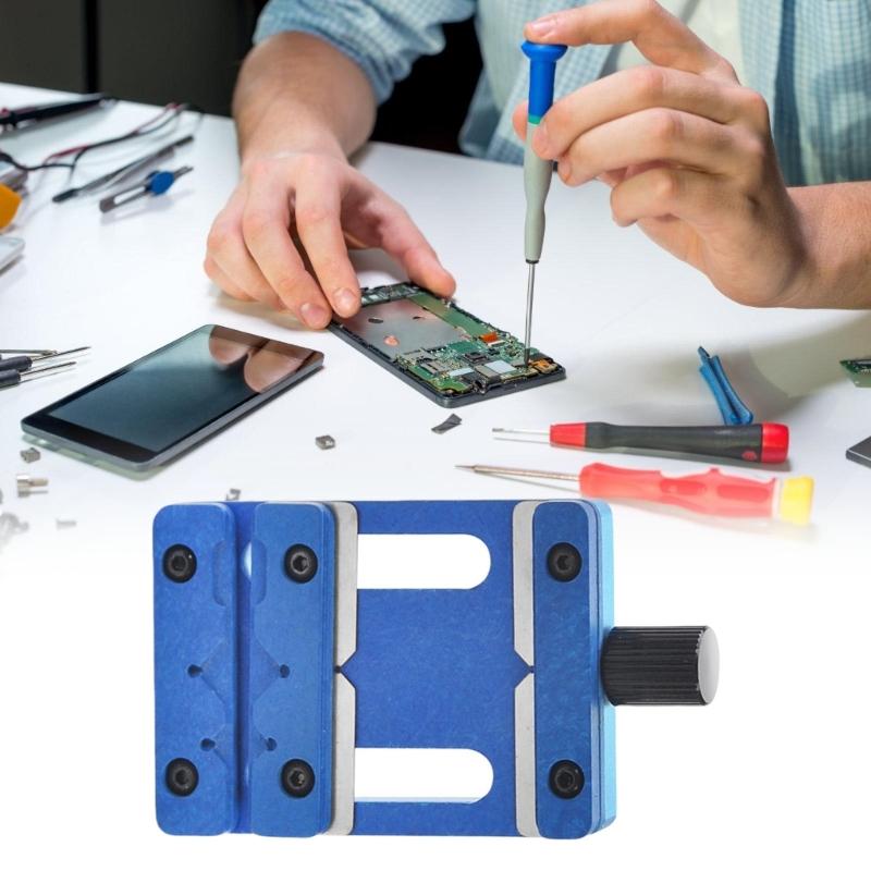 Antislip Motherboard Glues Removal Jig PCB Holder Clamp Enhances Repair Efficiency for Mobile Phones Tablets Laptops