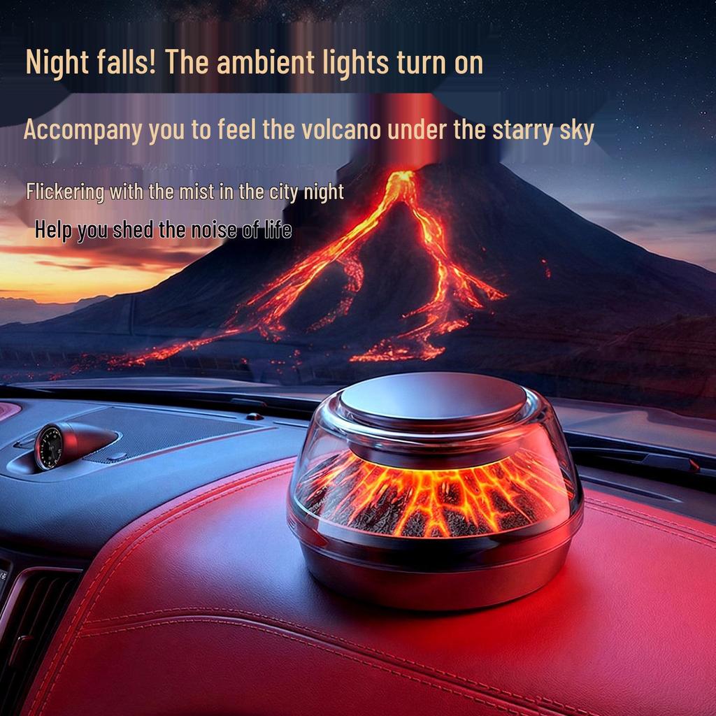 New 2026 Car Air Freshener & Ambient Light Automatic Fragrance Spray Deodorizer Ornament