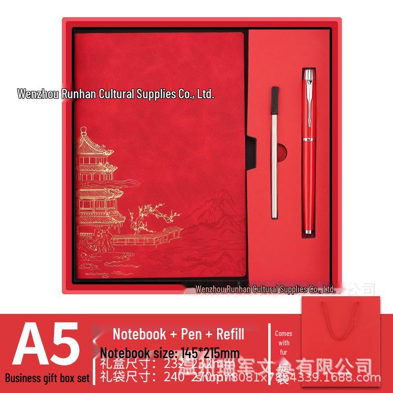 Chinese Style A5 Notebook: Cultural Creative Gift with High Aesthetic Appeal