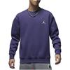 Jordan Flight MVP Print Crew Neck Casual Sports Fleece Lined Sweatshirt Men's Blue Purple FB7020-500