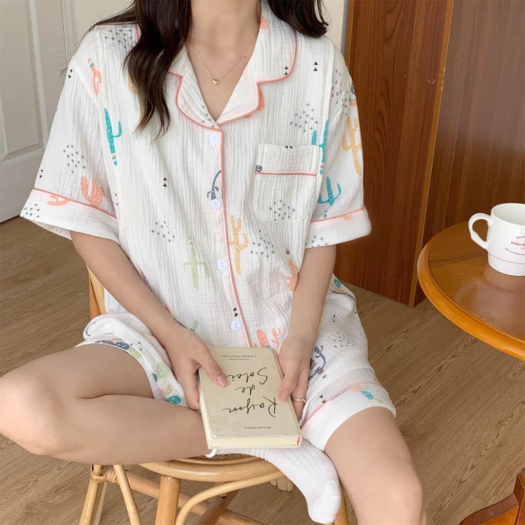 Maternity Short Room Open Nursing Maternity Maternity Maternity Open Hospital Short Sleeves [KOSIKINI] Pajamas, Sleeves, Wear, Women's, Summer,