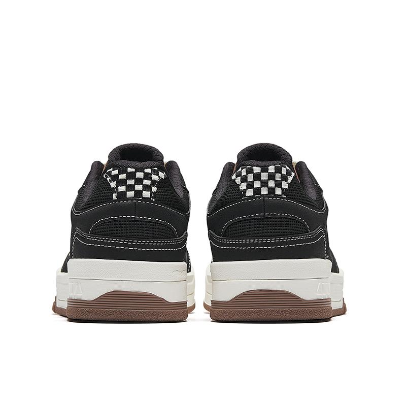 ANTA Street  Men Casual Sports Skate Shoes Black White Gum 912538012-5
