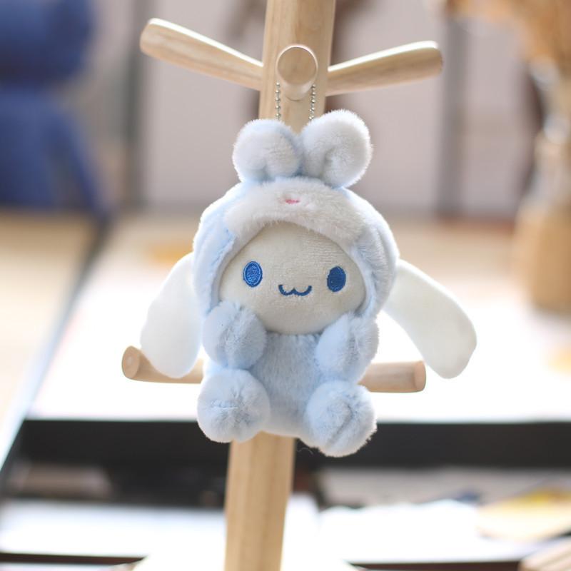 Sanrio Kuromi Plush Keychain With Soft Short Plush For Backpack Decor