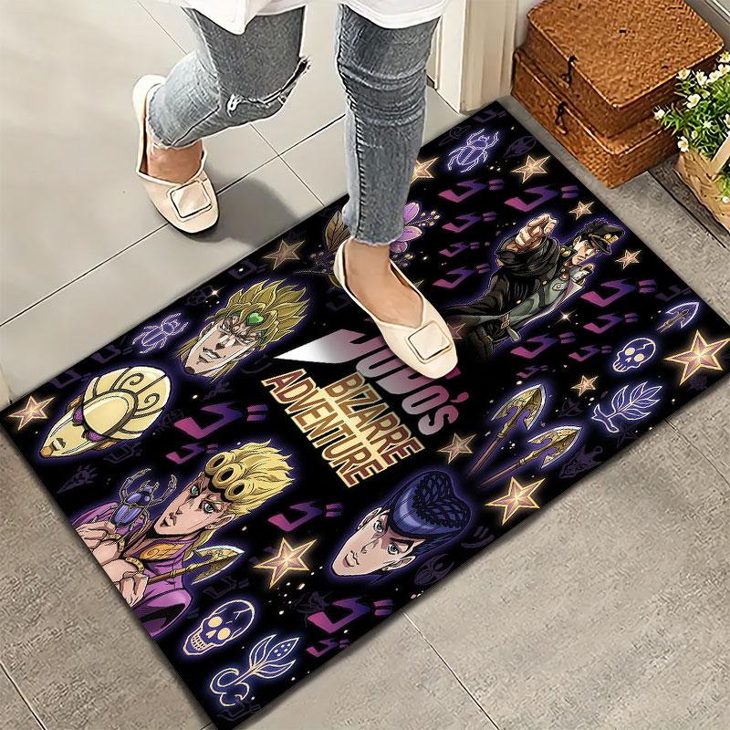 Jojos Bizarre Adventure Carpet Rug For Living Room Bedroom Home Sofa Decoration Kids Play Nonslip Floor Mat