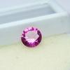 Natural Pink Ruby Loose Gemstone 3.15 Ct Round Cut for Jewelry Making and Gem Collections