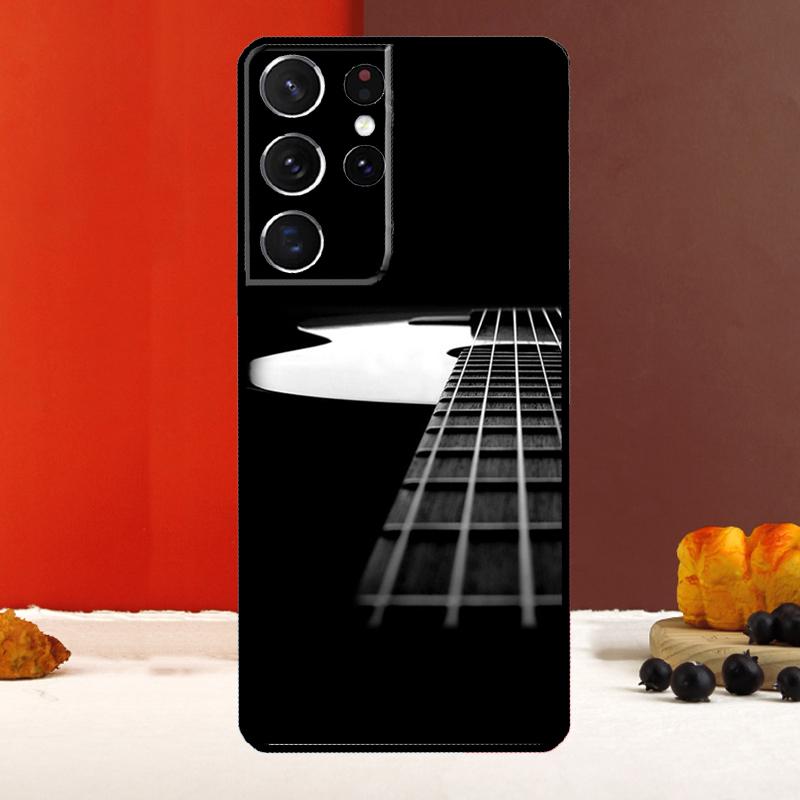 Guitar Music Case For Samsung Galaxy S23 S20 FE S21 FE S22 Ultra S8 S9 S10 Plus Note 10 Note 20 Ultra Cover
