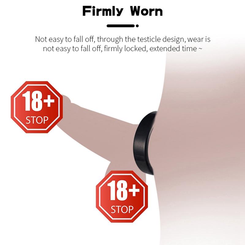 RUNYU Metal Men's Cock Erection Ring Adult Scrotal Ejaculation Delay Restraints Male Penis Headers Sex Toy