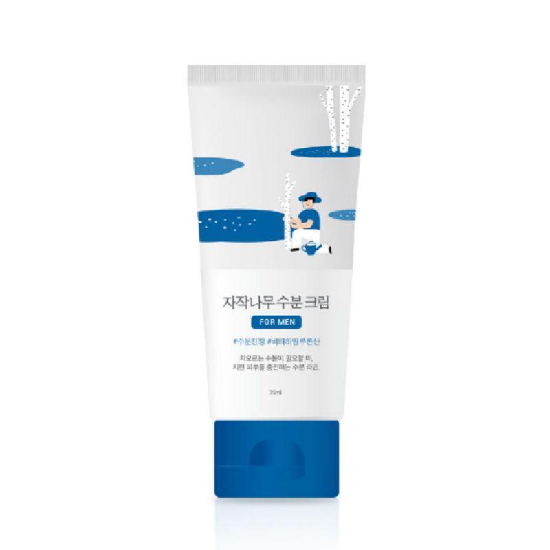 ROUND LAB For Men Birch Moisturizing Cream 75ml – Deep Hydration Face Cream for Men with Birch Sap & Moisture Barrier Care
