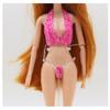 [OLYOLY] 16 (30cm) Doll Triangle Bikini Swimsuit, Doll Clothes, Underwear, Dress-Up Doll, Cute Miniature Doll Outfit, Figure, Kids, Girl, Pink (03,