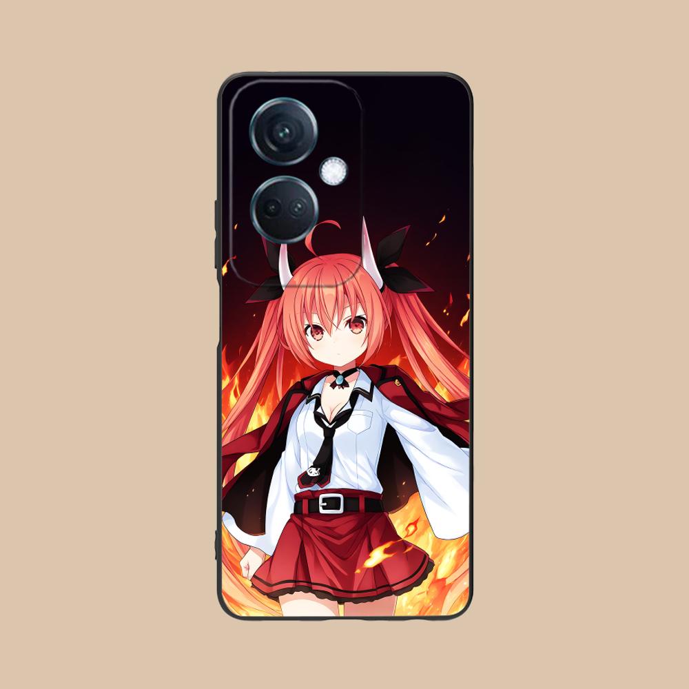 Date a Live Kotori Itsuka Matte TPU Mobile Phone Case for OPPO Reno 14 13 12 11 10 9 8 7 6 5 F T Pro 5G Colorful Printing Cover