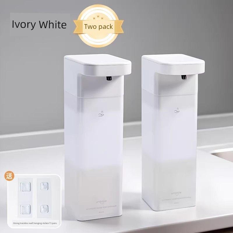 

Smart Shower Gel Electric Sensor Hand Sanitizer Ivory White [2 Pack]
