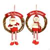 Christmas Wreath Door Hanging Garland Party Decorations for Indoor