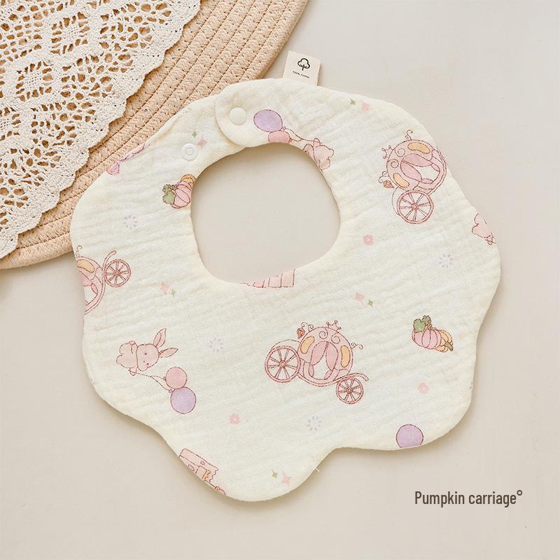 Sześcio-warstwowy bawełniany muślinowy śliniaczek i ochraniacz na brzuszek dla dziecka