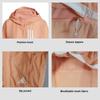 adidas Gestreifter Druck Übergroße Tasche Kapuzenjacke Sonnenschutzjacke Damenjacke Hellrosa H40972