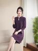 Stylish Wool Winter Dress for Middle-Aged & Elderly Women 2025