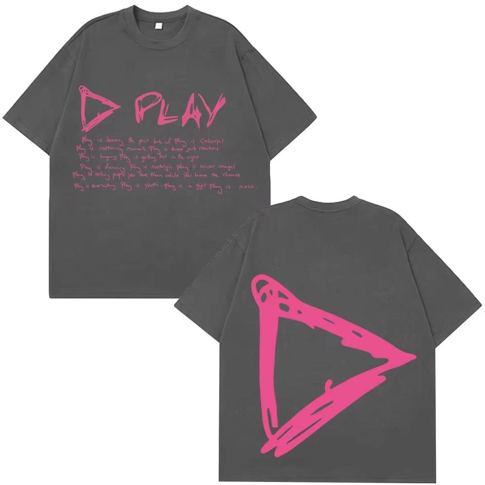 Ed Sheeran Play Tour New Mens TShirt  Stylish Harajuku Street Style Loose Fit Casual Suitable for Couples  Streetwear Top