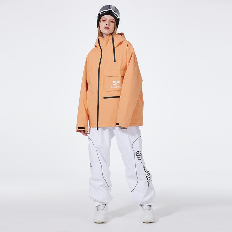 Herren- und Damen-Skianzug Outdoor Winter Warm Snowboardanzug Wasserdicht Winddicht Skijacke und Hose Set Übergröße Atmungsaktiv Isoliert Schneeanzug