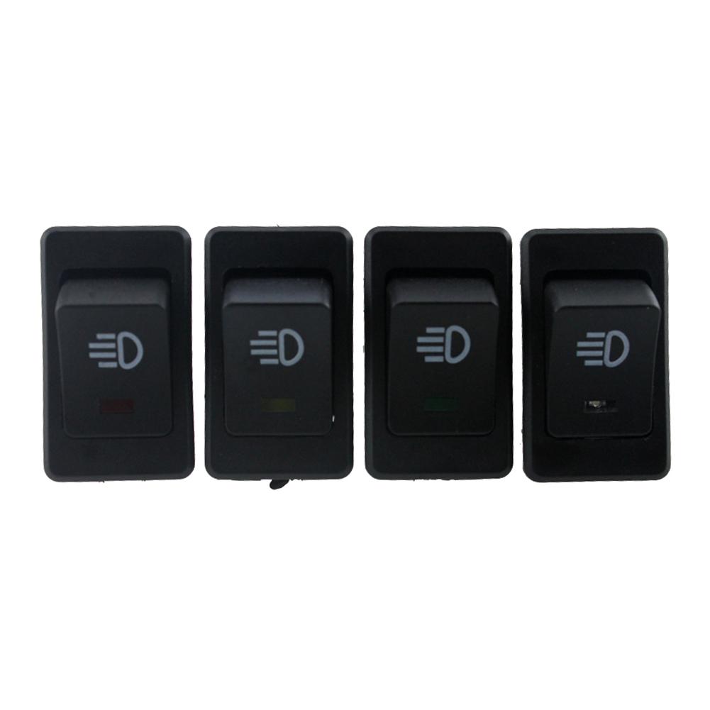 Fog Light Rocker Switch with LED 4 Pin for Car Truck Boat Marine Dash Dashboard