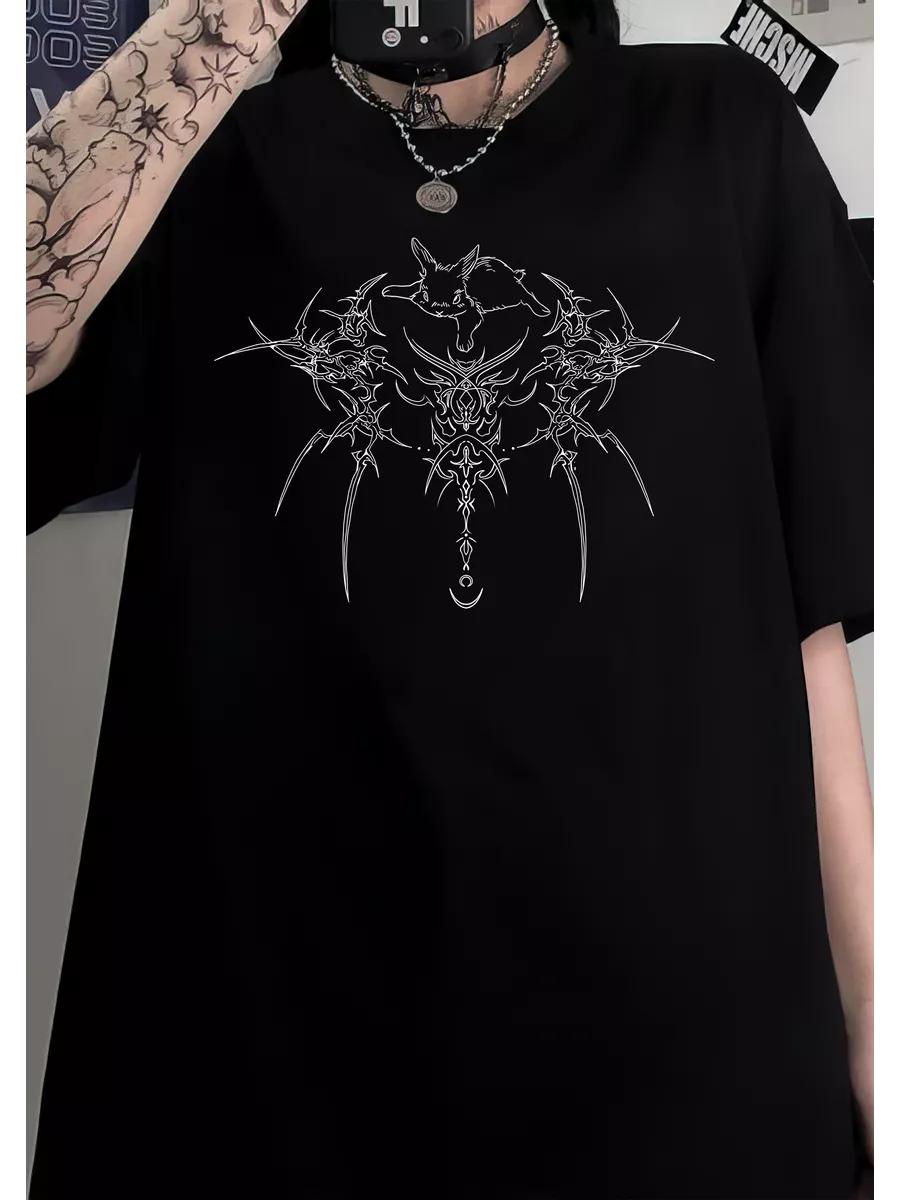 Y2K alt drain T-shirt 3XL