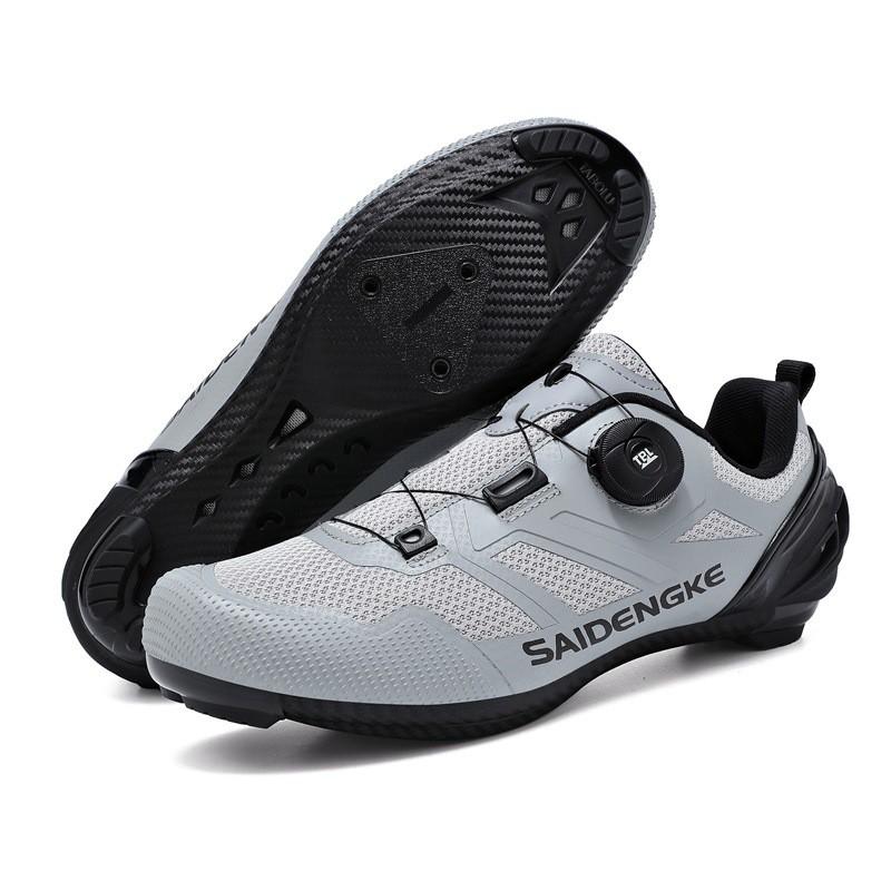 Cycling Shoes Men Women Unisex Road Mountain Bike Non-Lock Hard Sole Breathable Flyknit Bicycle