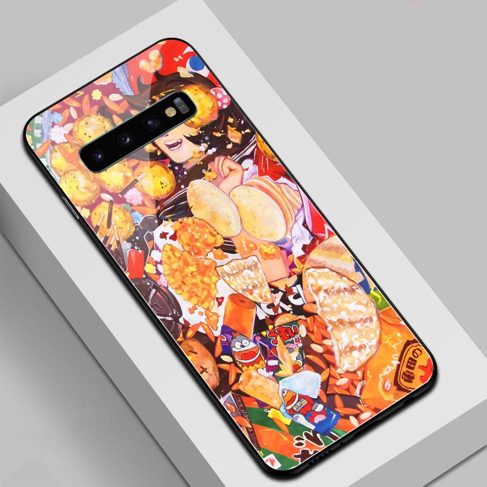 Husă pentru Samsung S20 Plus Fată Candy Husă spate din sticlă Husă Note 9 pentru Galaxy S8 S9 S20 plus Note 8 9 10 plus S10e S20 ultra S22