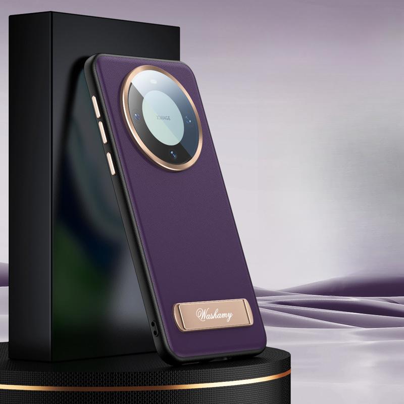 

Чехол для телефона Huawei Mate60pro, Всеобъемлющая защита объектива, Подставка M60, Кожаный чехол для деловых мужчин HUAWEI с защитой от падения HUAWEI Mate 60