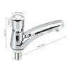 Basin Sink Faucet Push Button Design Water Saving Rugged  Time Delay Faucet for Home Single Cold Push Button Sink Faucet