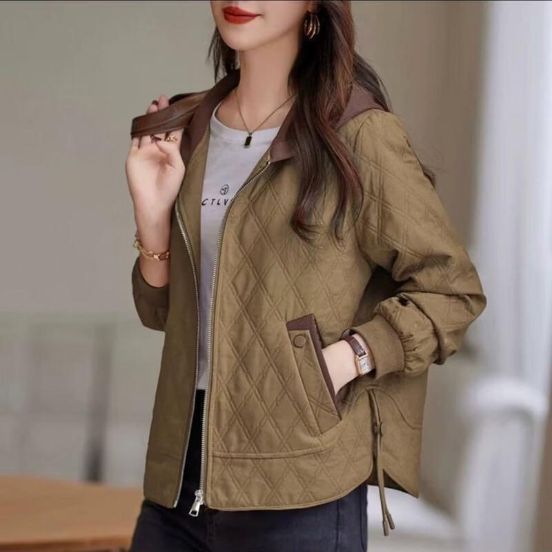 Yalu Women's Casual Hooded Spring Jacket