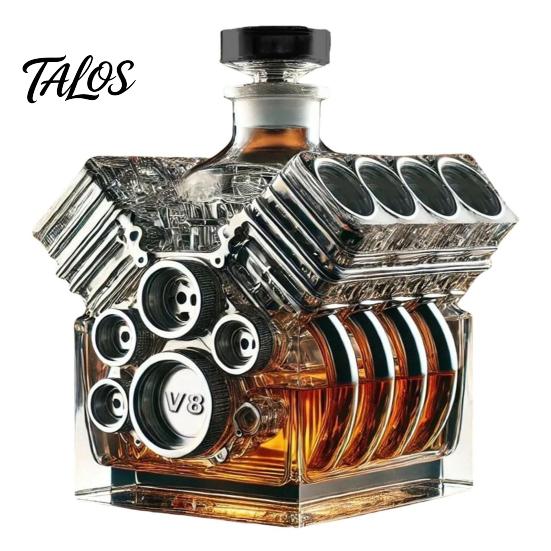 Stylish Wine Bottle Holder V8 Engines Whisky Creative Decanter Home Bar Decoration Personalized Whiskey Ornament