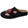 Cartoon fashion cute hollow woven bag head slippers women's summer retro versatile home breathable flat bottom cool slippers