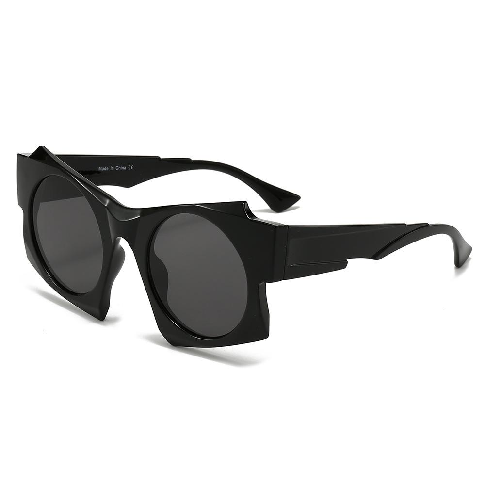 Irregular Square Frame Personality Sunglasses Fashionable And Versatile Anti-Ultraviolet Sunglasses Street Photography Glasses T