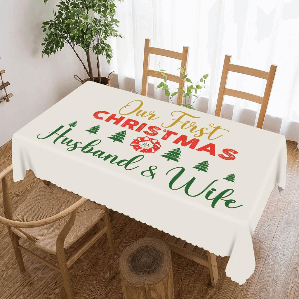 Christmas Tablecloth Rectangular Straight Edge Tablecloth