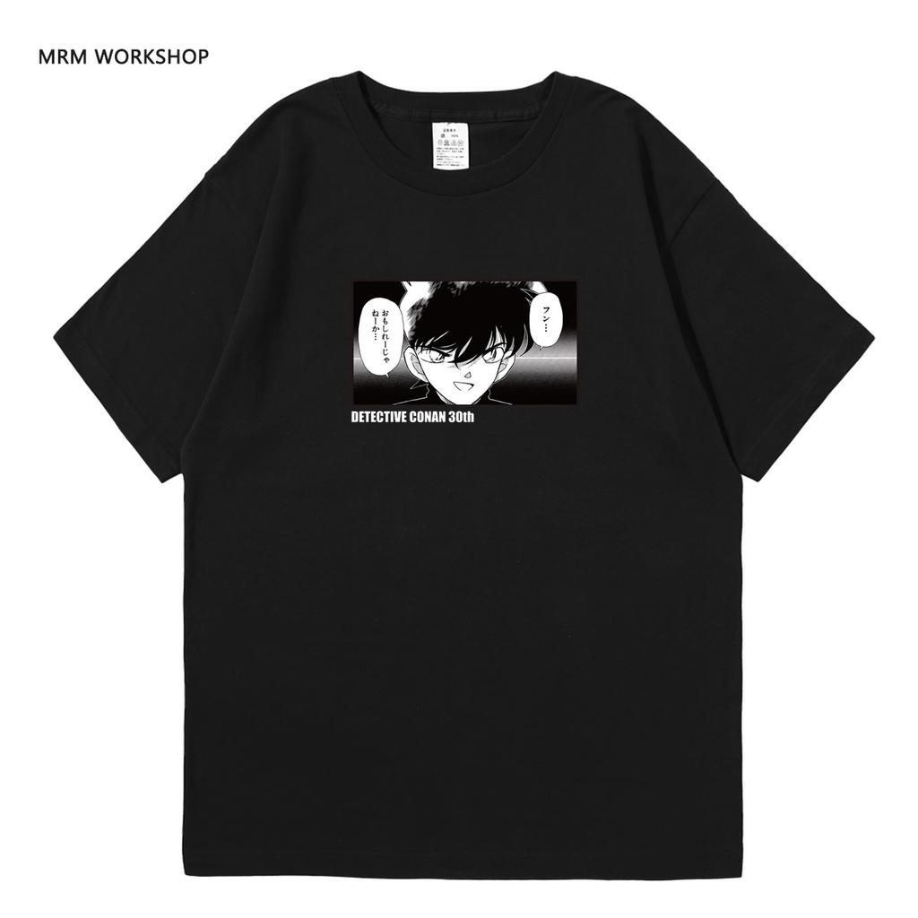 Detektyw Conan Anime Periferyjne Ubrania Krótki Rękaw Kudo Shinichi Amuro Przez Potwór Złodziej Kidd T-Shirt Męski i Damski