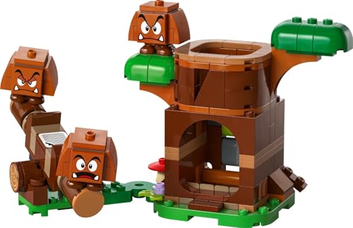 LEGO Super Mario Goomba Playground Toy, Birthday Gift, Blocks, for Boys and Girls, Ages 7, 8, and 9, Elementary School Students, Mario Toy, Game, 7143