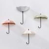 6pcs / Set Umbrella Hooks Kitchen Bathroom Storage Container Wall Door Cupboard Decor Hanger Decorati