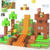 The King's House Magnetic Building Block Bricks Architectural,Creative Cube Magnetic Building Blocks for Kids Birthday Gifts Toy