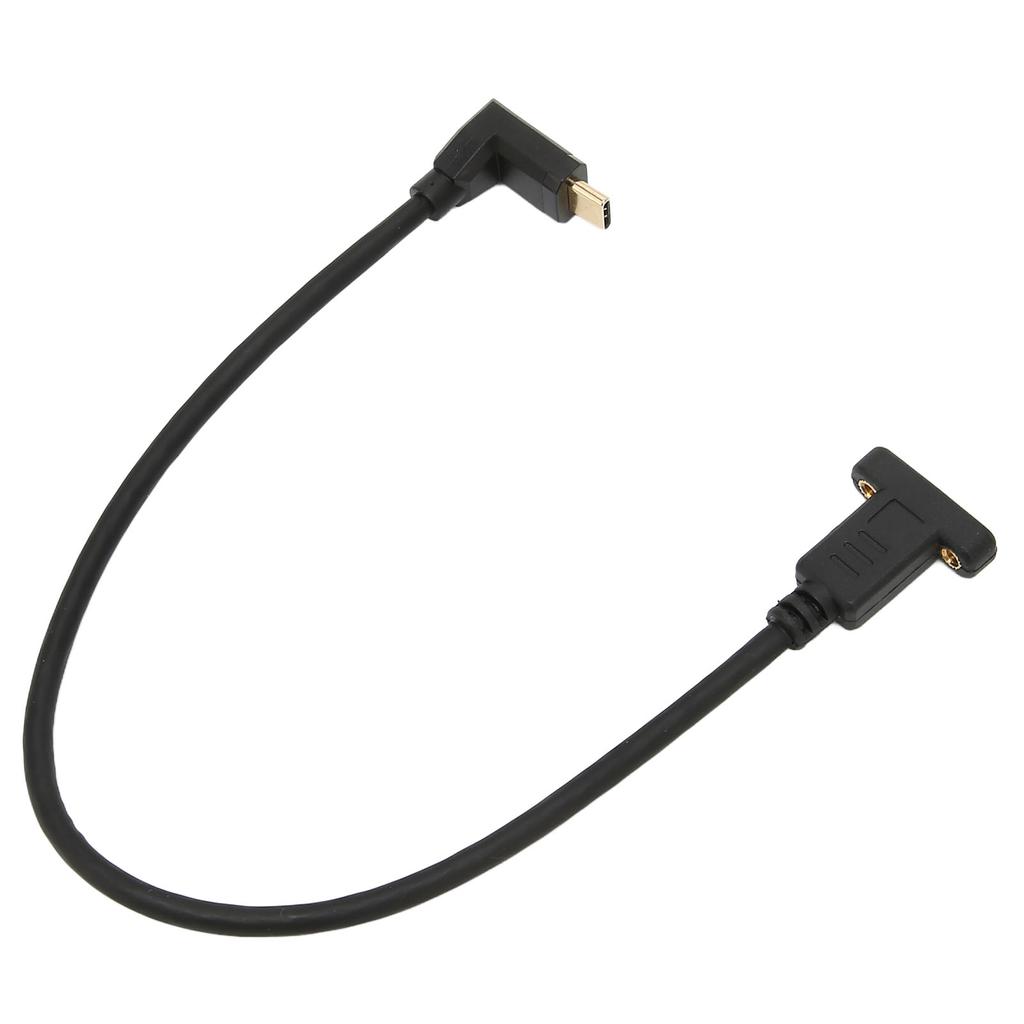 TypeC Male to Female Extension Cable USB3.1 Stable Fast TypeC Male to Female Adapter with Panel Mount Screw Hole