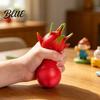 Dragon Fruit Stress Toy 1/2Pcs Simulation Squeeze Relief Dragonfruit Sensory Ball Soft Stretchy Shape Home Office Desk Reliever