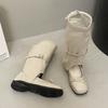 Niche cool boots children's summer new fashion hollow bow ballet Mary Jane thick-soled short boots