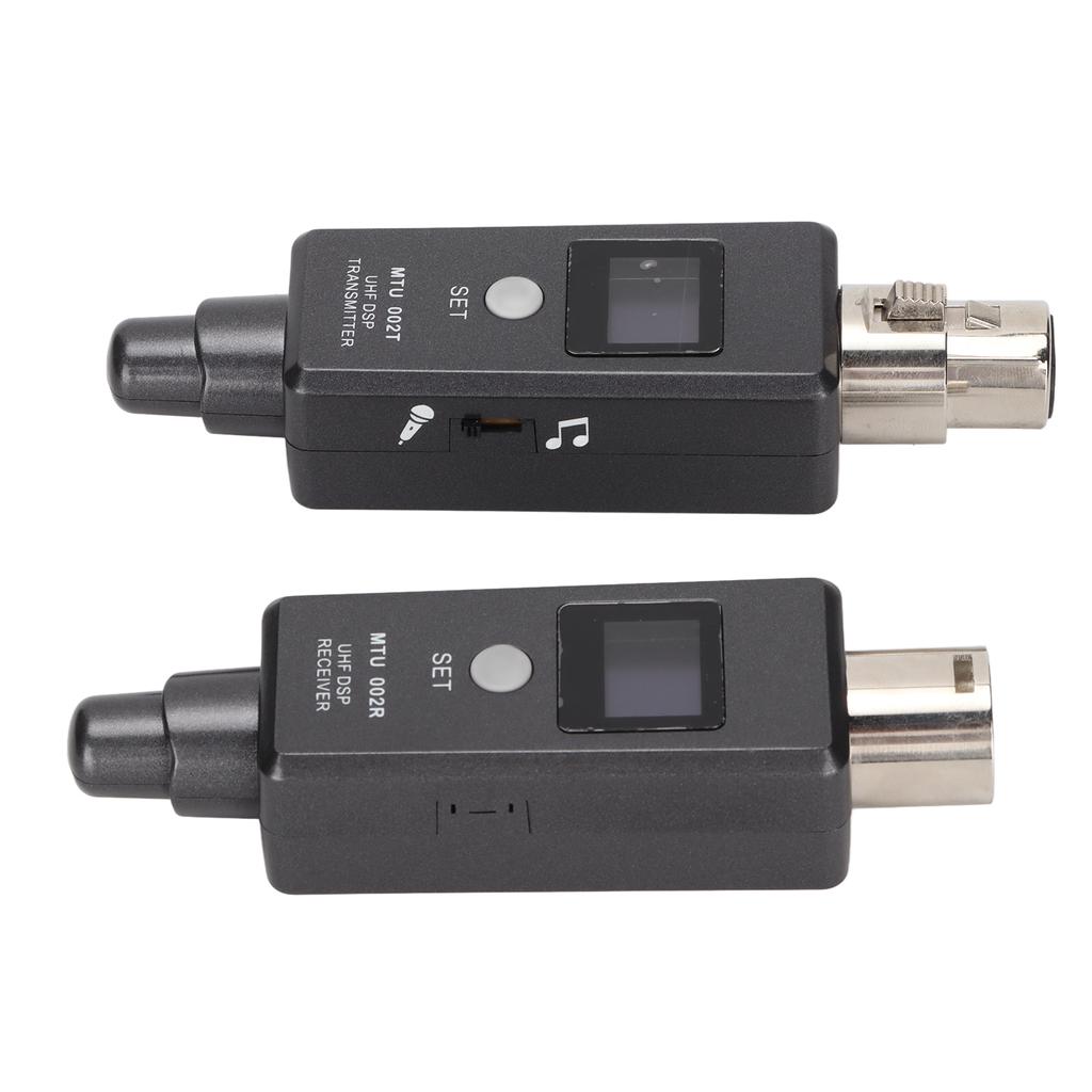 Wireless Microphone Adapter Rechargeable Wireless Microphone XLR Transmitter Receiver for Sound Mixe
