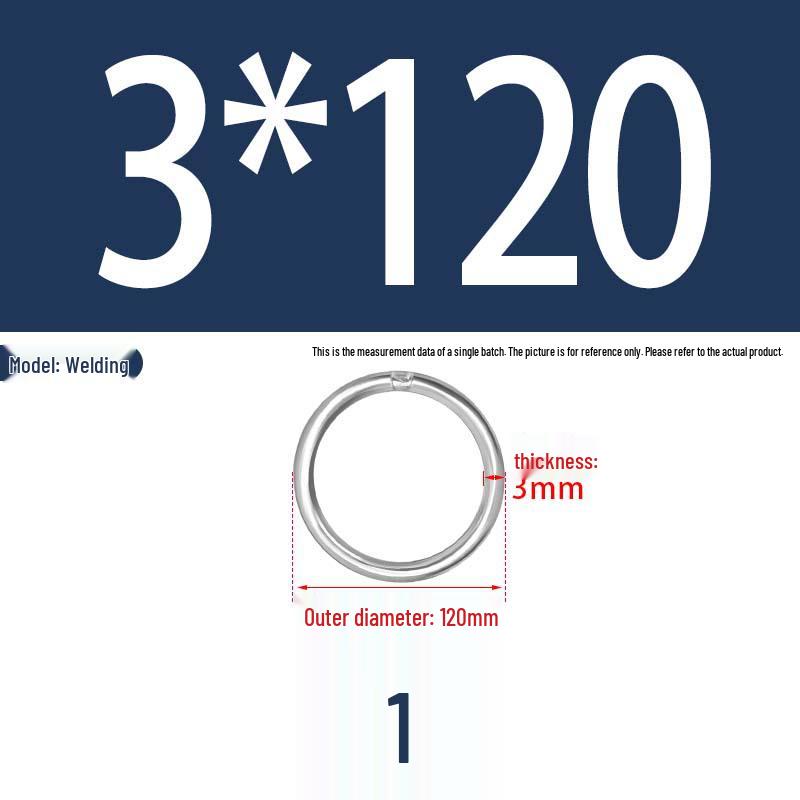 304 Stainless Steel Seamless O-Ring for Lifting and Hammock Yoga Connection