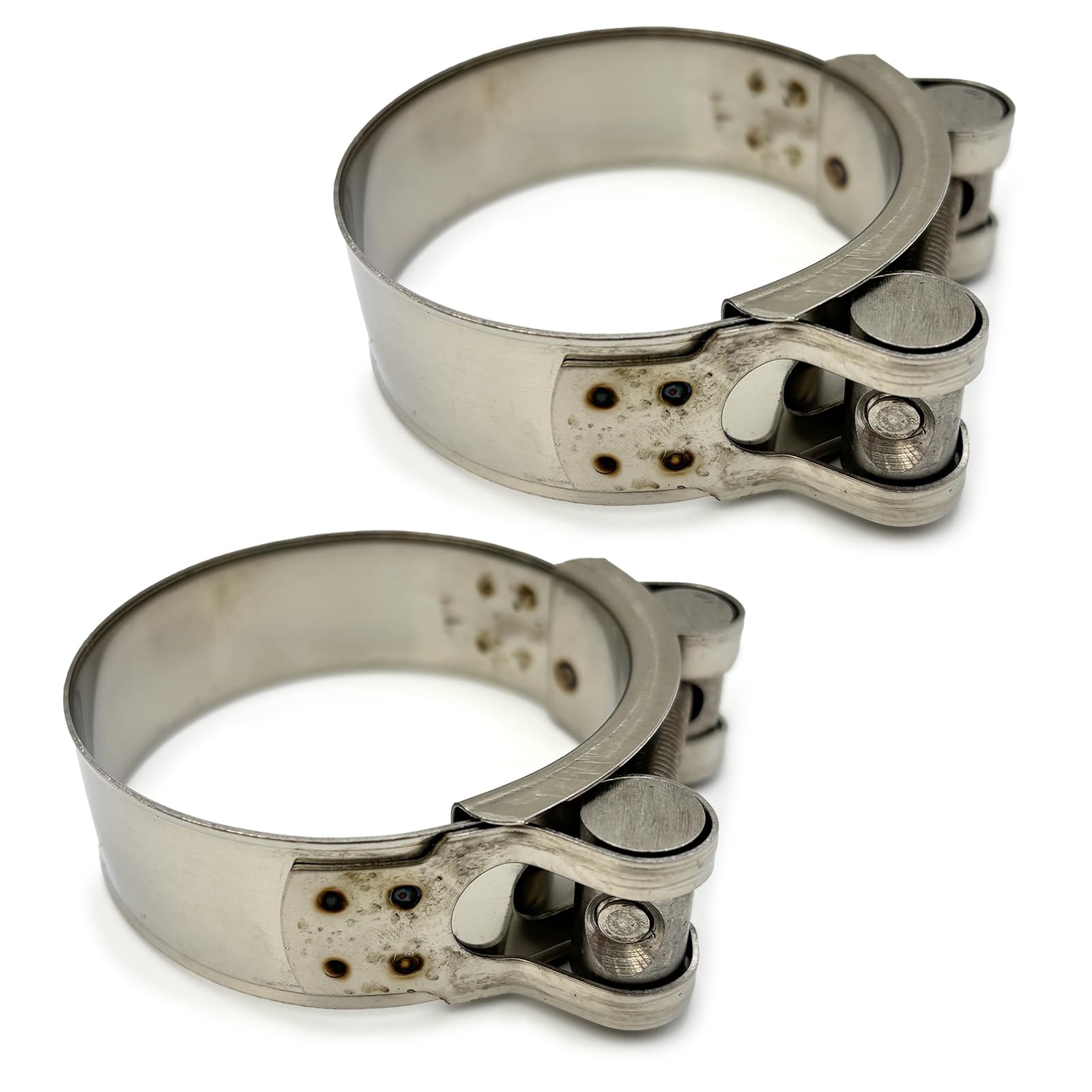 

Moderno La Tail Muffler Clamp Universal Muffler Band Connection Stainless Steel Exhaust Muffler Universal Product Extension Bolt 53-340-MC 52-55mm 52-55mm