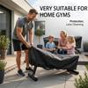 Sit-Up Equipment Protective Cover with Two-Row Stitching and Bottom Cord Closure for Dust, Rain and Storage Debris Between Workouts