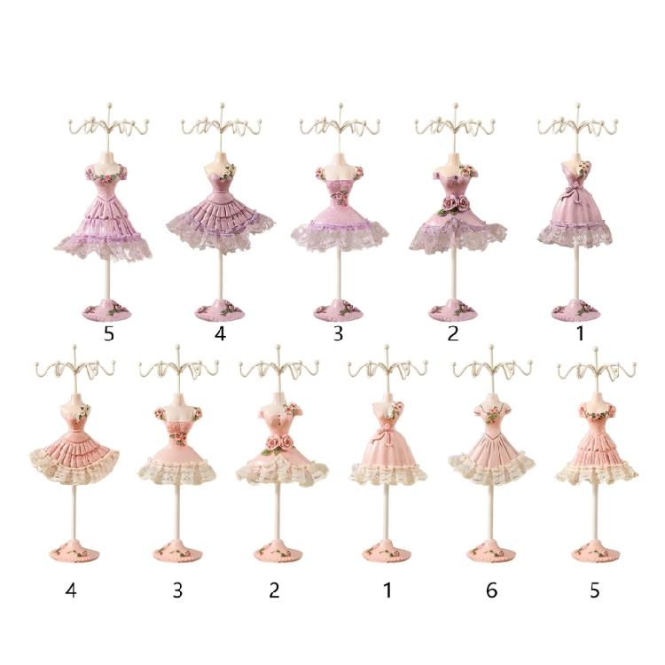 Fashionable Jewelry Organizer Model Display Rack for Earrings Necklace Bracelet