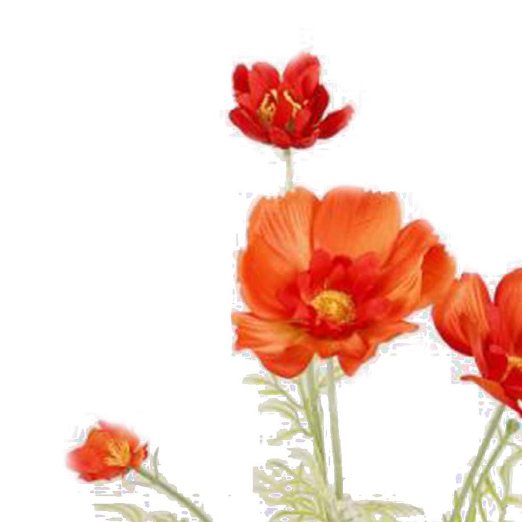 Artificial Cosmos Galsang Flower Long Stem Fade Proof Simulated Silk Cosmos Galsang Flower for Home