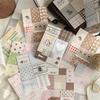 MòMò Salt Style Plaid Patchwork Pattern Journal Sticky Notes Book