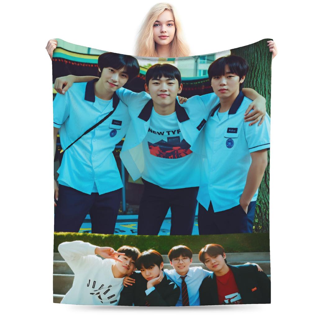 Weak Hero Flannel Blanket Winter Super Warm Throw Blanket for Students Couch Chair Novelty Bedspread Sofa Bed Cover